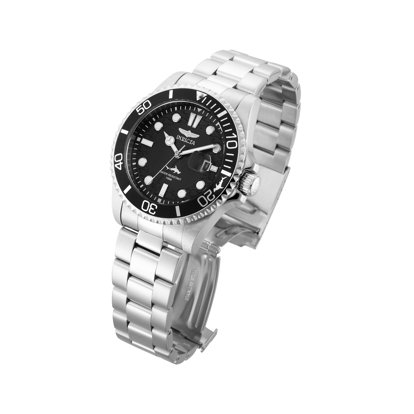 Reloj Análogo Ejecutivo Plateado de Hombre