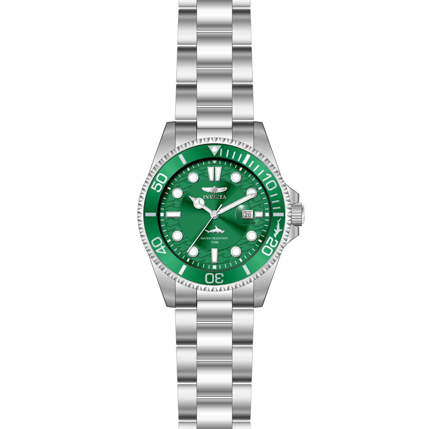 Reloj Análogo Ejecutivo Plateado de Hombre