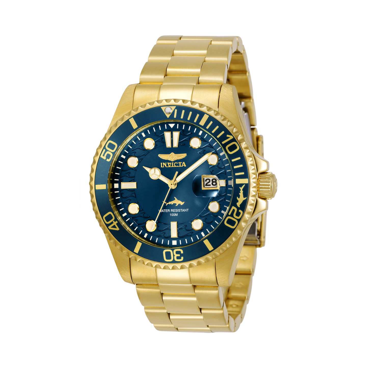Reloj Análogo Ejecutivo Dorado de Hombre