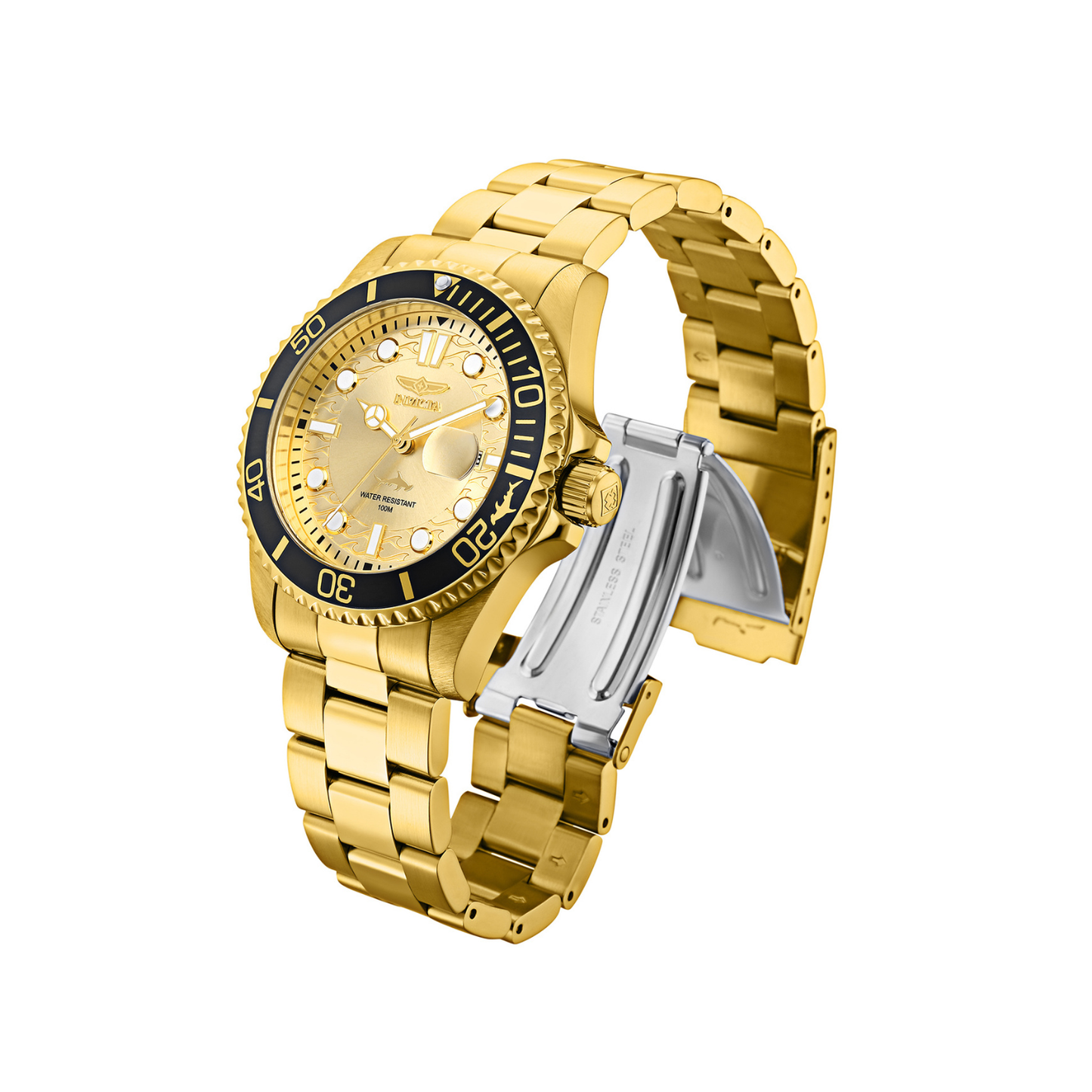 Reloj Análogo Ejecutivo Dorado de Hombre