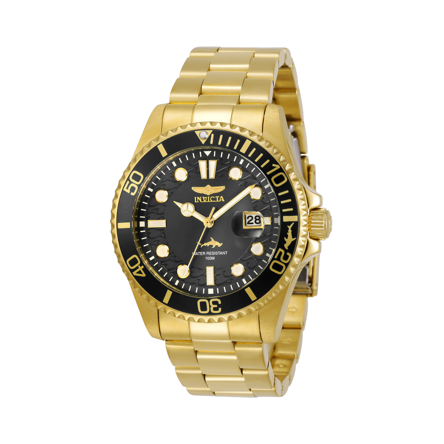 Reloj Análogo Ejecutivo Dorado de Hombre