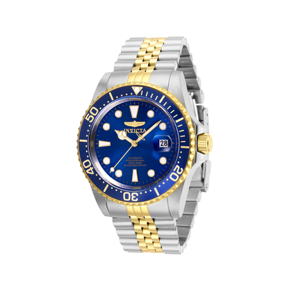 Reloj Análogo Automático Ejecutivo Plateado Doble Tono de Hombre