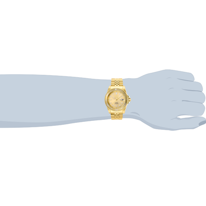Reloj Análogo Automático Ejecutivo Dorado de Hombre