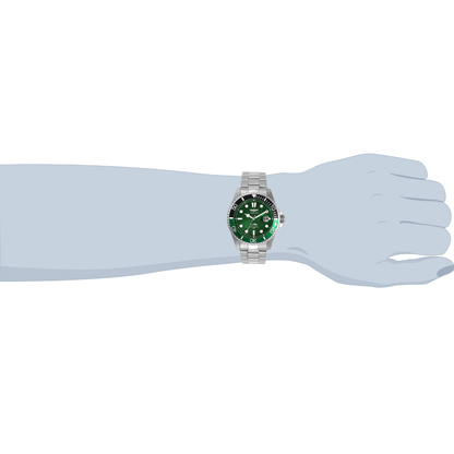 Reloj Análogo Ejecutivo Plateado de Hombre