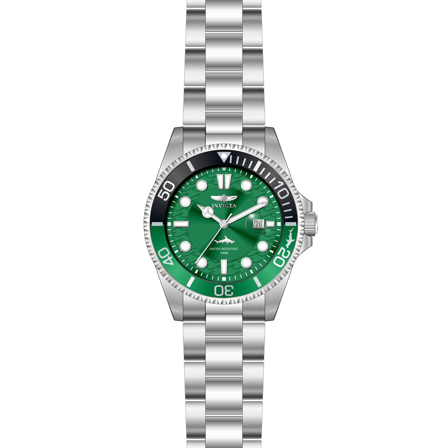 Reloj Análogo Ejecutivo Plateado de Hombre