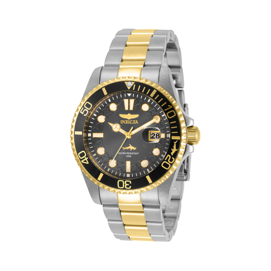 Reloj Análogo Ejecutivo Plateado Doble Tono de Hombre