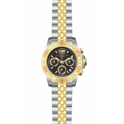 Reloj Análogo Deportivo Plateado Doble Tono de Hombre