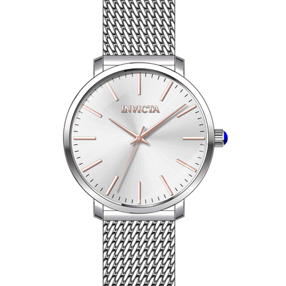 Reloj Análogo Ejecutivo Plateado de Mujer