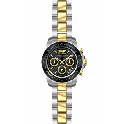 Reloj Análogo Deportivo Plateado Doble Tono de Hombre
