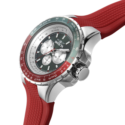 Reloj Análogo Casual Plateado de Hombre