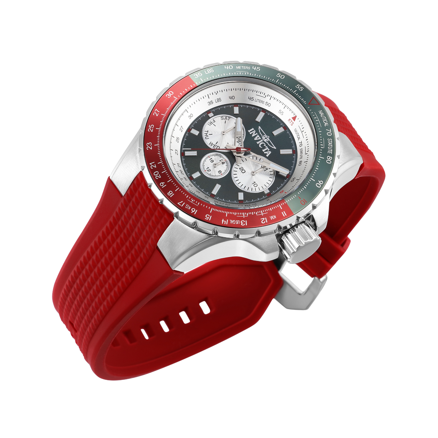 Reloj Análogo Casual Plateado de Hombre