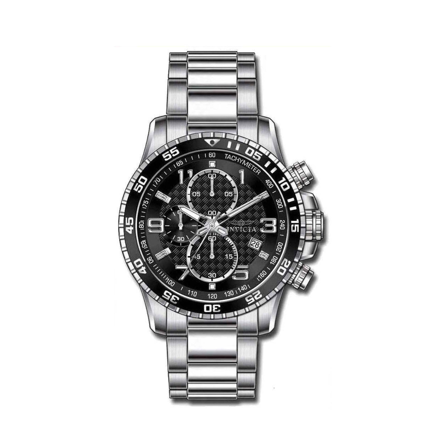 Reloj Análogo Ejecutivo Plateado de Hombre