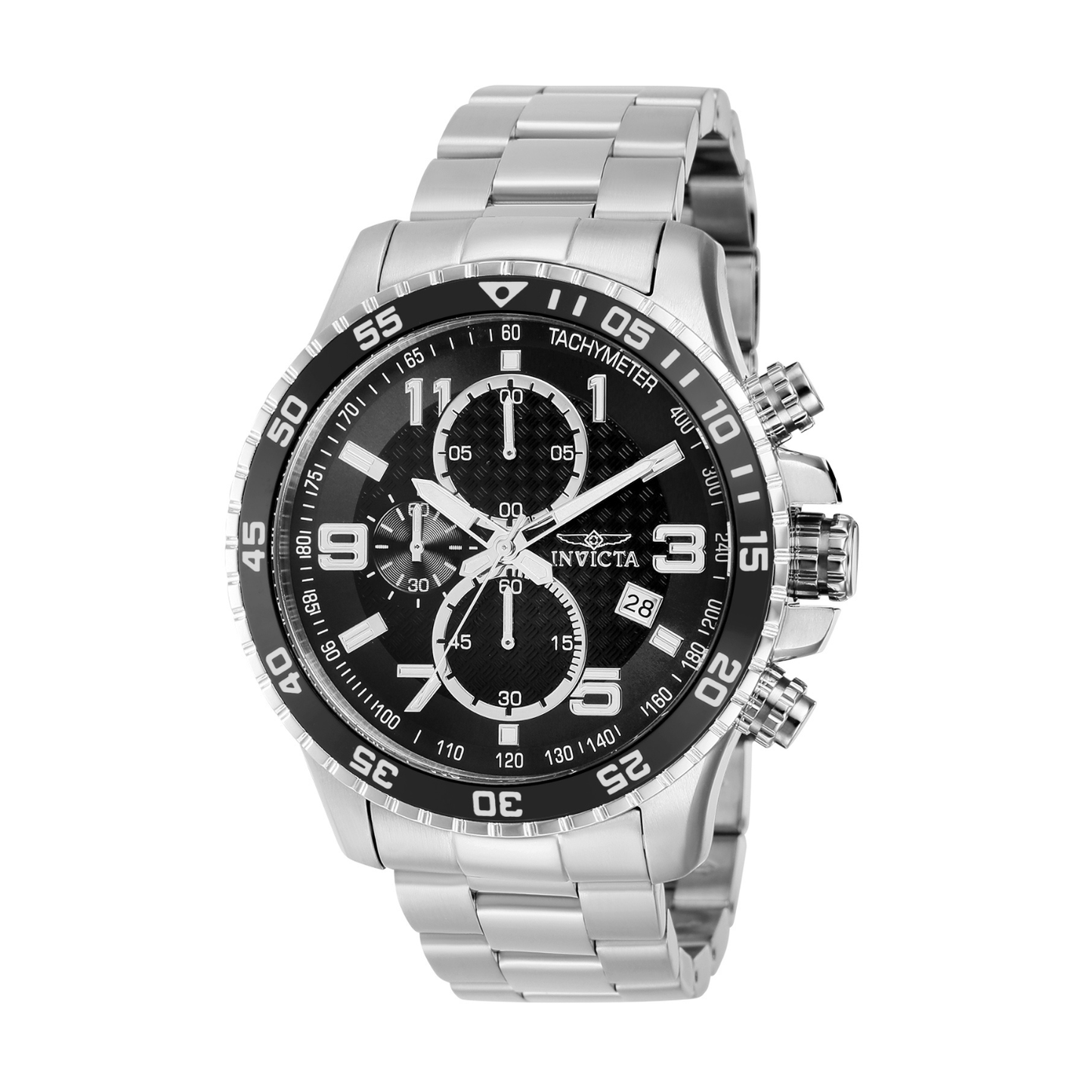 Reloj Análogo Ejecutivo Plateado de Hombre
