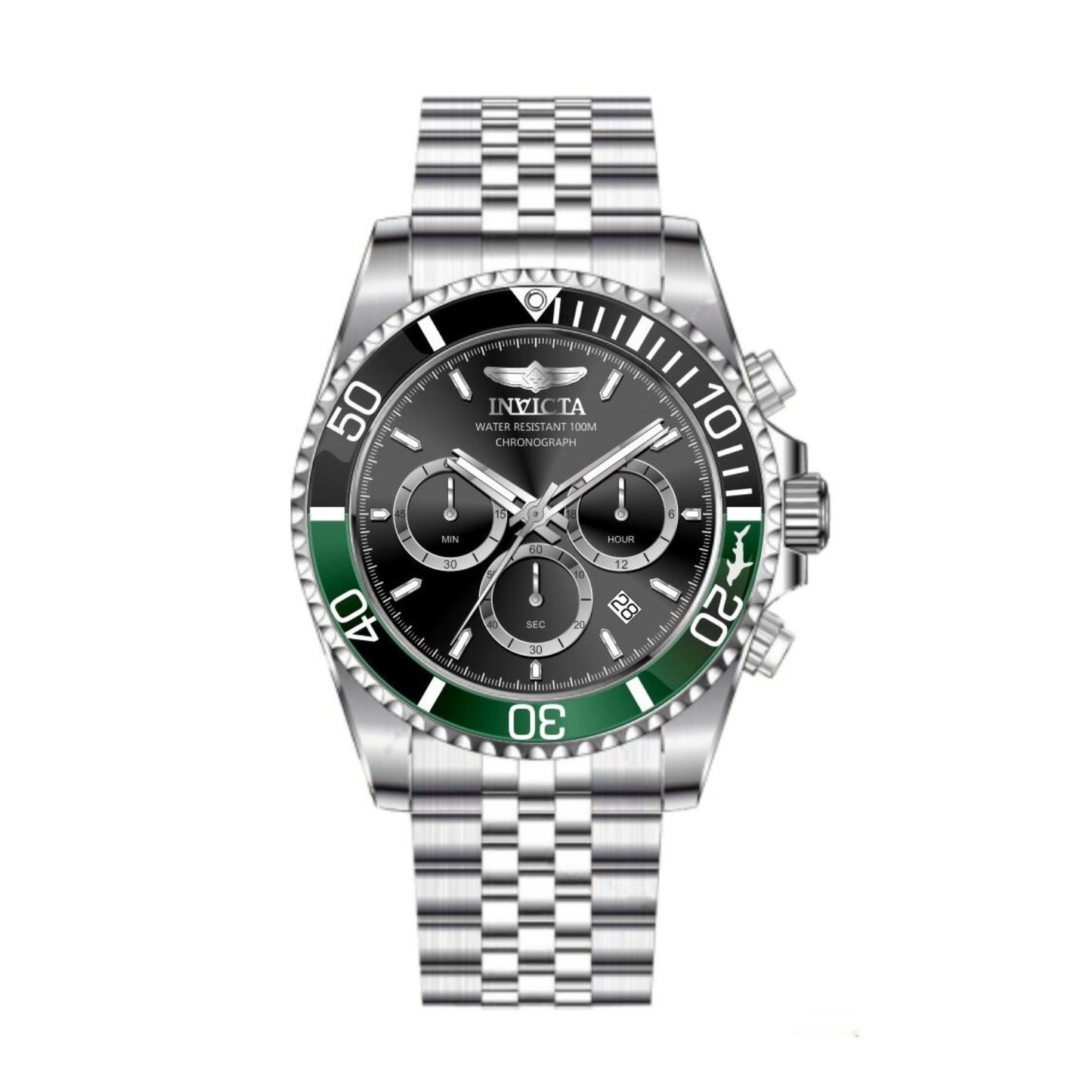 Reloj Análogo Ejecutivo Plateado de Hombre