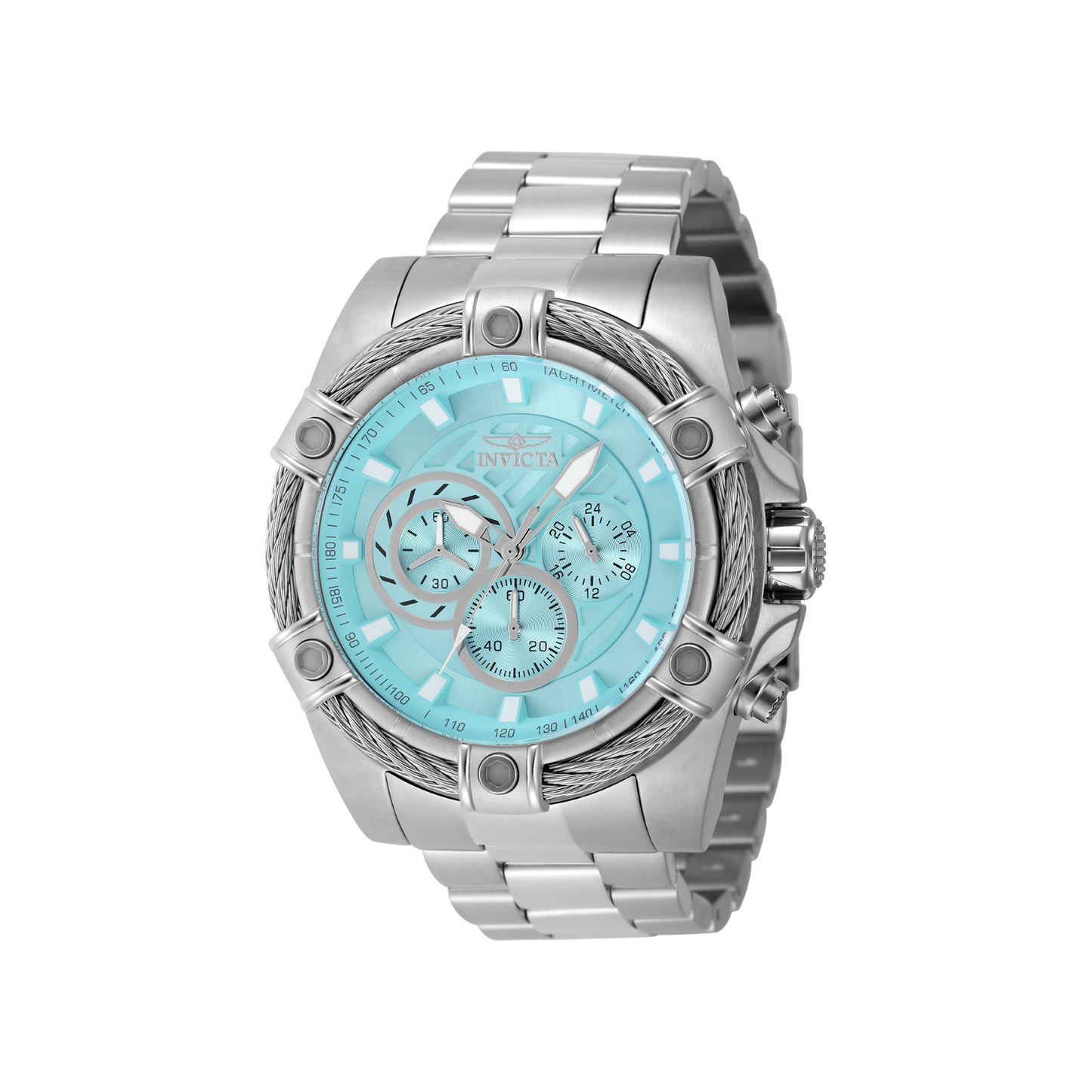Reloj Análogo Ejecutivo Plateado de Hombre