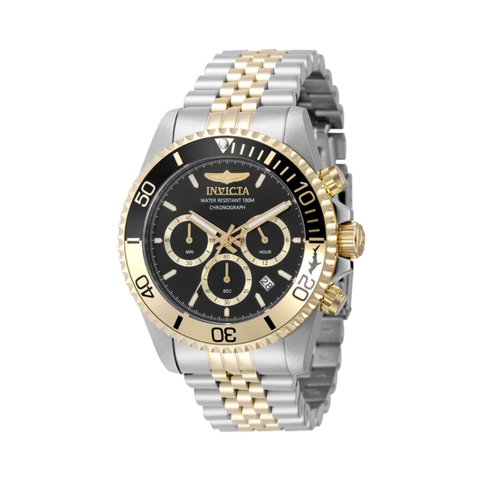 Reloj Análogo Ejecutivo Plateado Doble Tono de Hombre