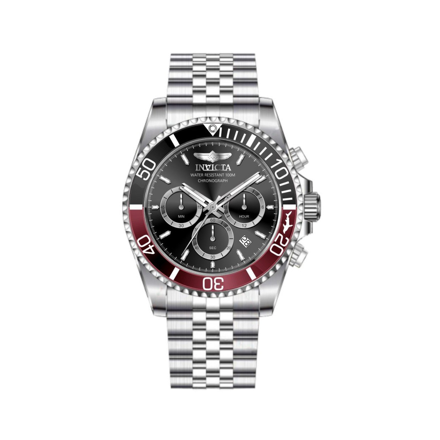 Reloj Análogo Ejecutivo Plateado de Hombre