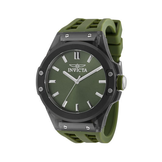 Reloj Análogo Casual Verde de Hombre