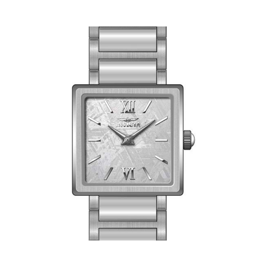 Reloj Análogo Ejecutivo Plateado de Mujer