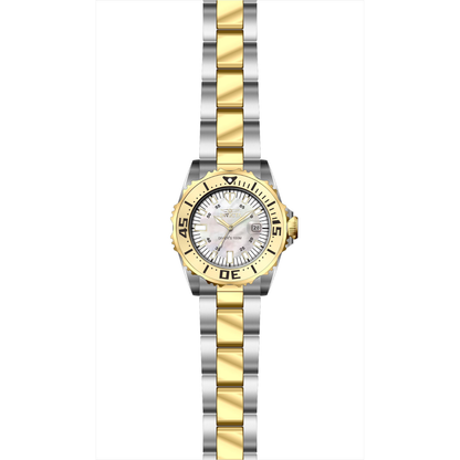 Reloj Análogo Ejecutivo Plateado Doble Tono de Mujer