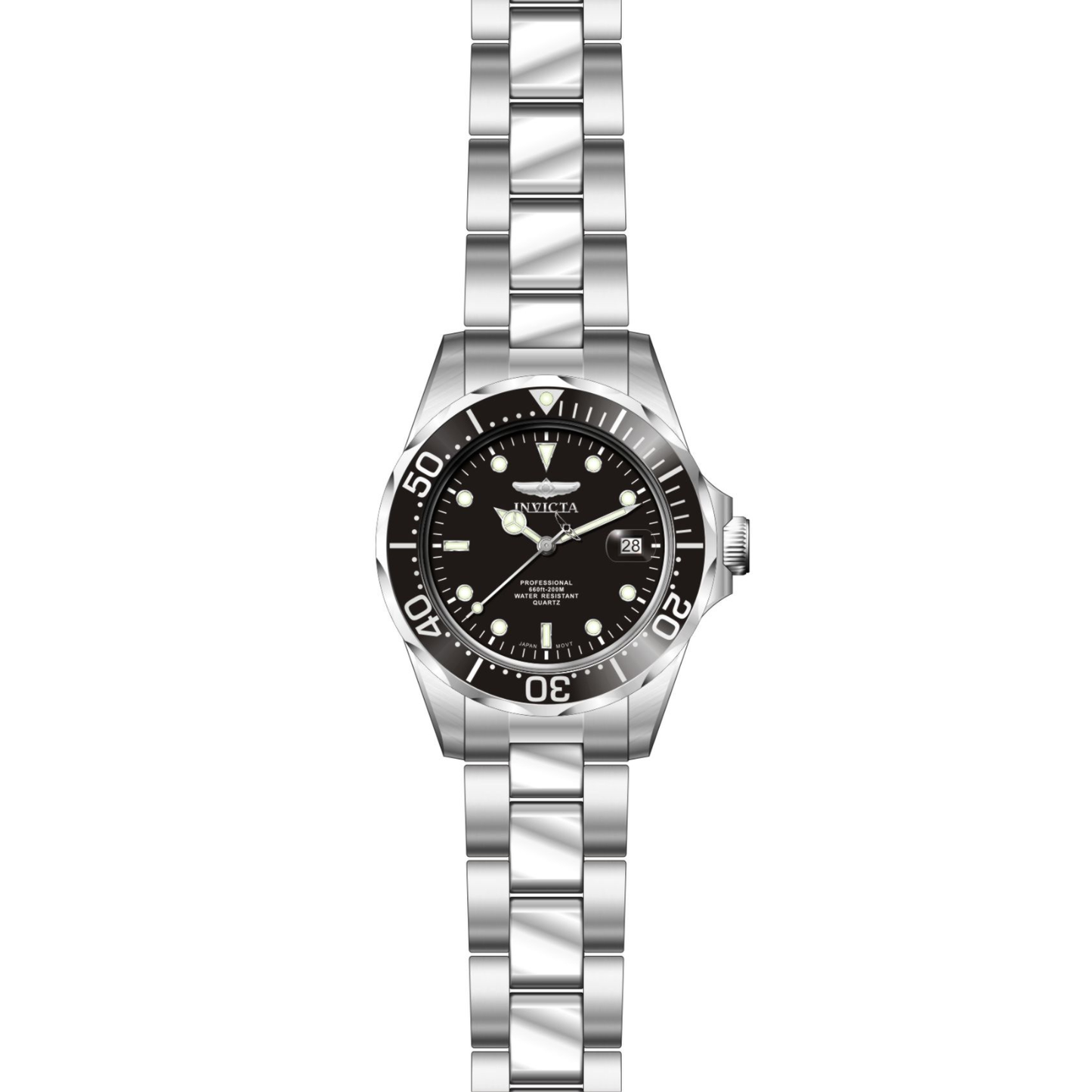 Reloj Análogo Ejecutivo Plateado de Hombre
