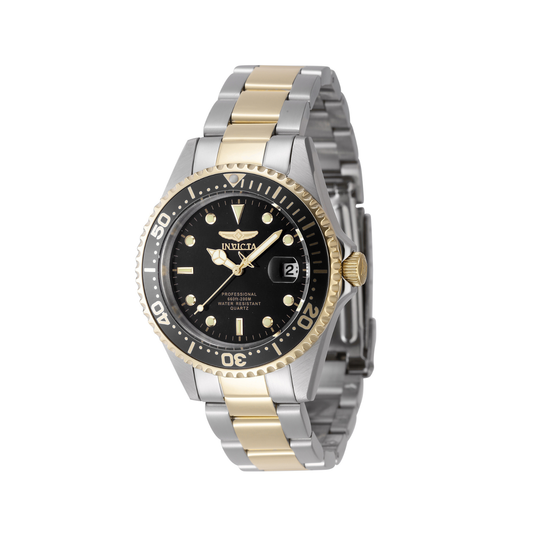 Reloj Análogo Ejecutivo Plateado Doble Tono de Hombre