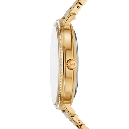 Reloj Análogo Casual Dorado de Mujer