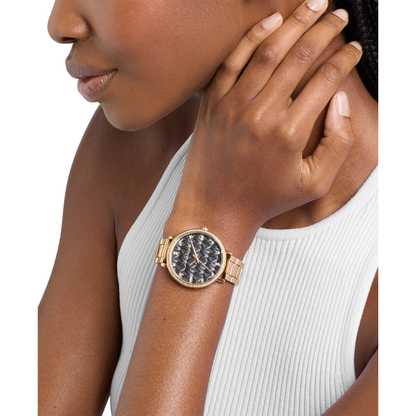 Reloj Análogo Casual Dorado de Mujer