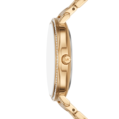 Reloj Análogo Casual Dorado de Mujer