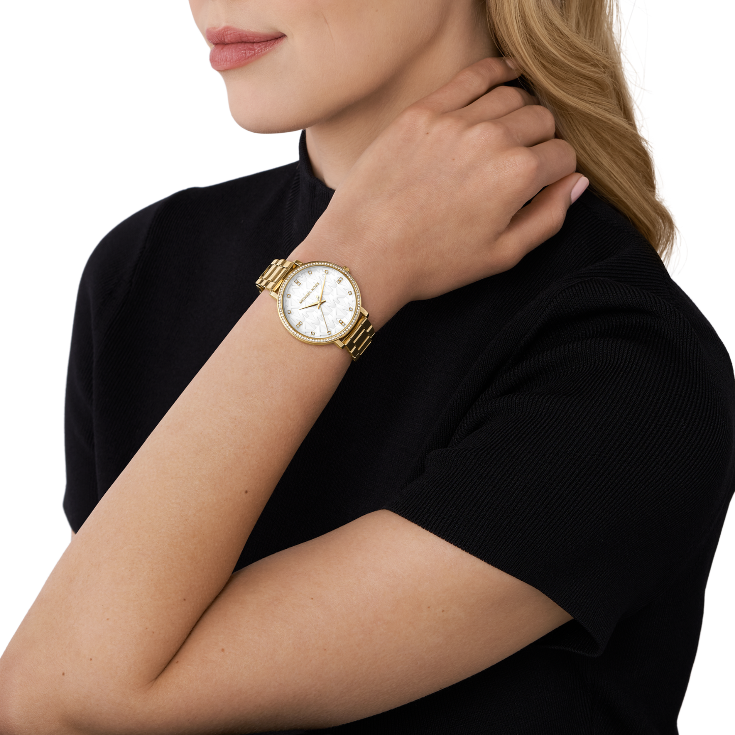Reloj Análogo Casual Dorado de Mujer