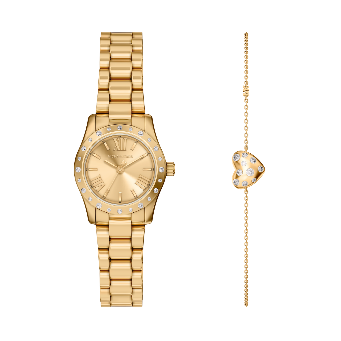 Reloj Análogo Luxury Dorado de Mujer