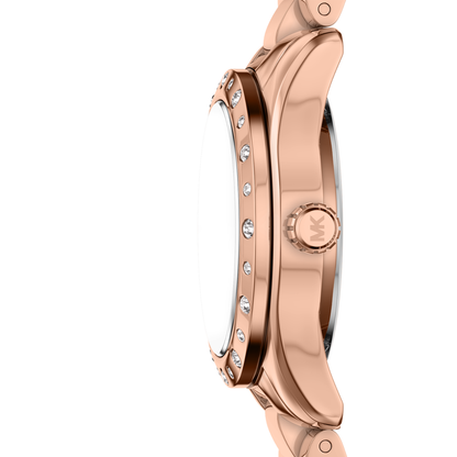 Reloj Análogo Luxury Oro Rosa de Mujer