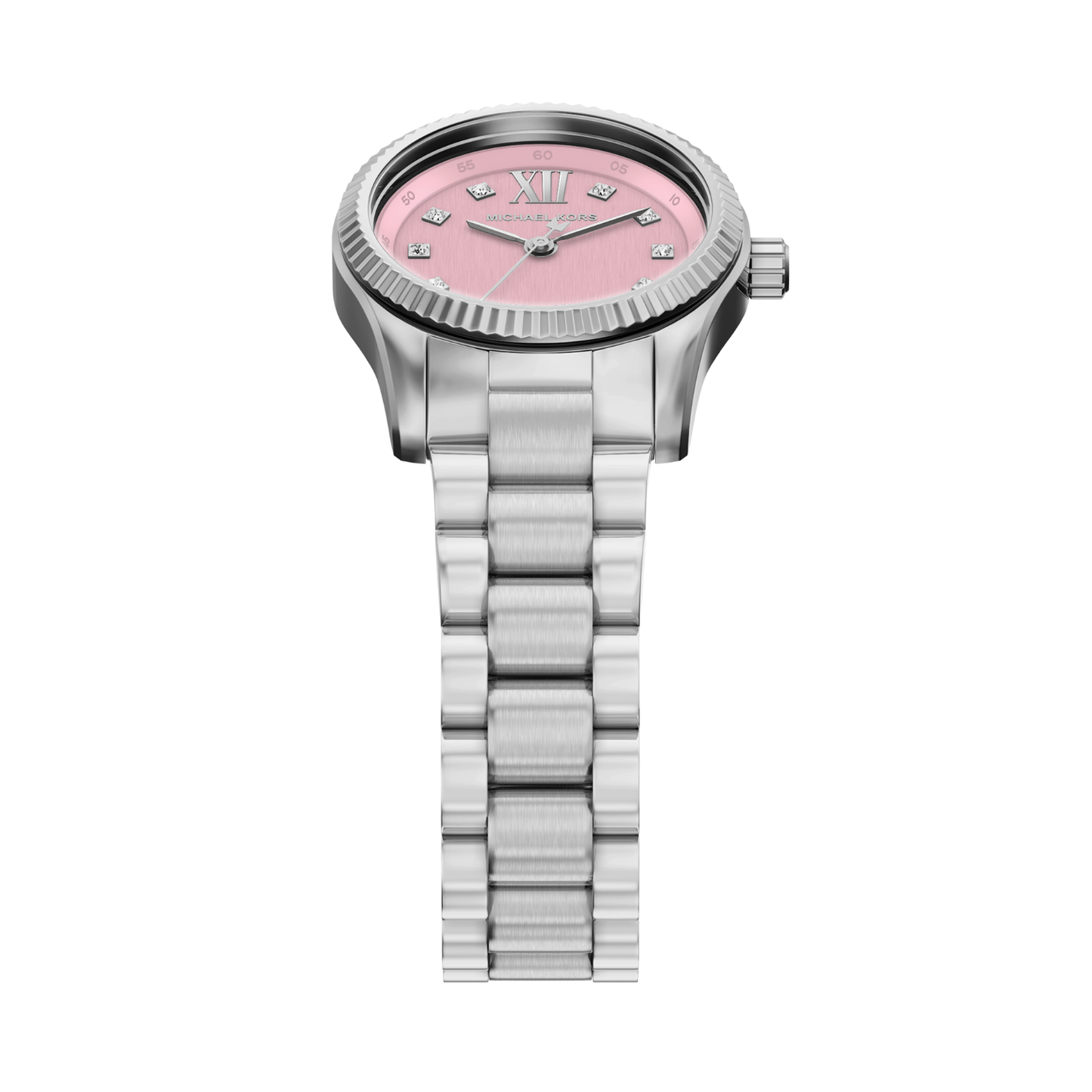 Reloj Análogo Luxury Plateado de Mujer