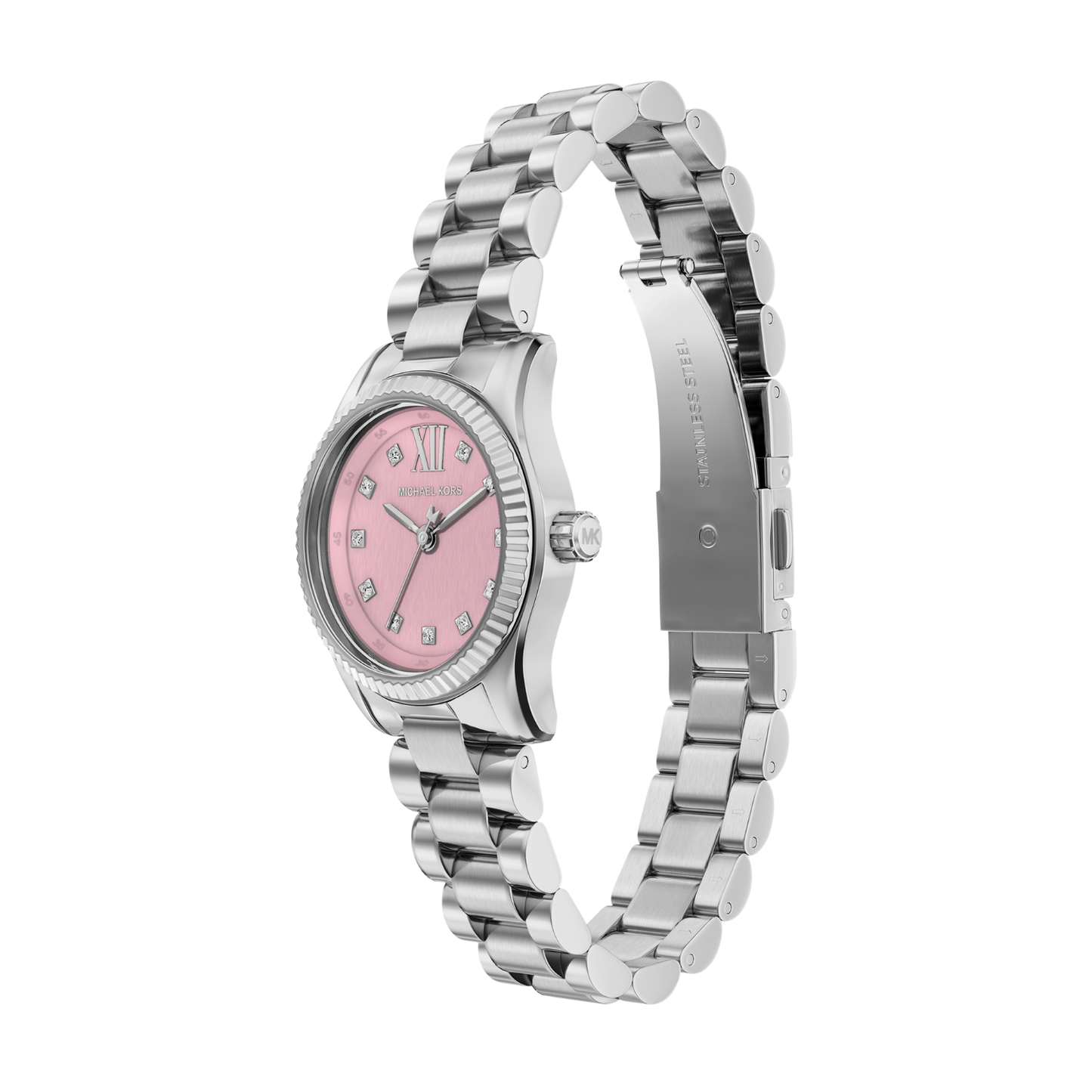 Reloj Análogo Luxury Plateado de Mujer