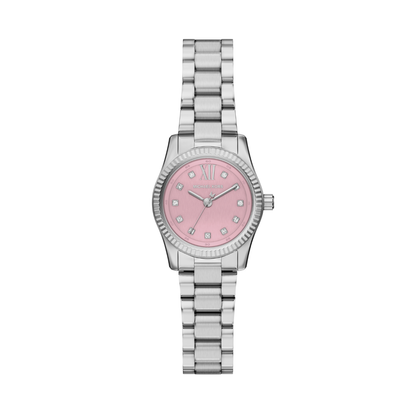 Reloj Análogo Luxury Plateado de Mujer