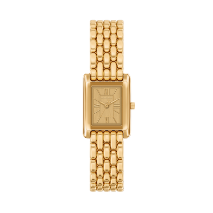 Reloj Análogo Luxury Dorado de Mujer