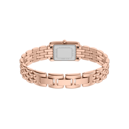 Reloj Análogo Luxury Oro Rosa de Mujer