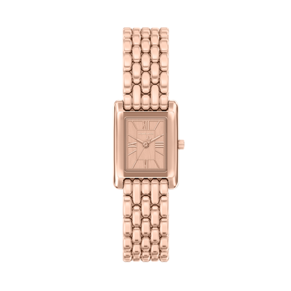 Reloj Análogo Luxury Oro Rosa de Mujer