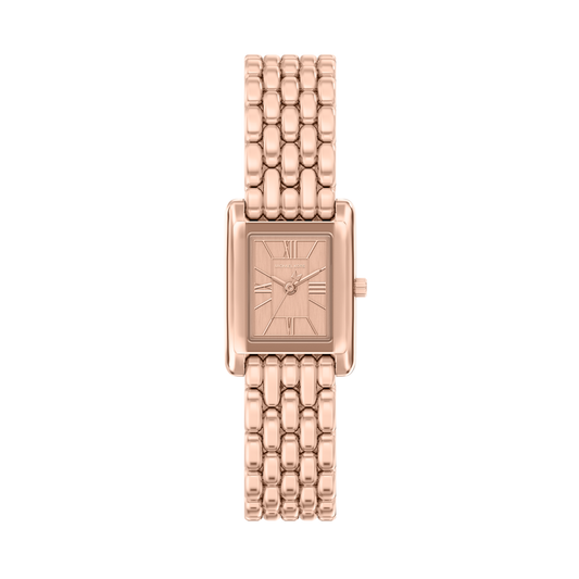 Reloj Análogo Luxury Oro Rosa de Mujer