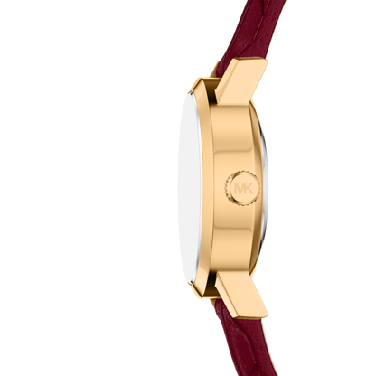 Reloj Análogo Luxury Dorado de Mujer