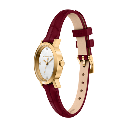 Reloj Análogo Luxury Dorado de Mujer
