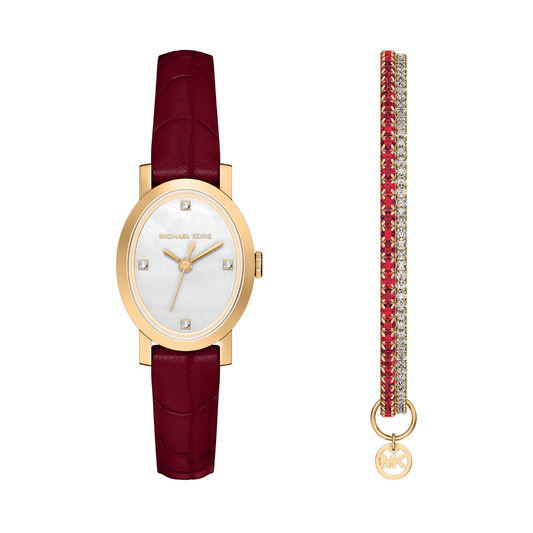 Reloj Análogo Luxury Dorado de Mujer