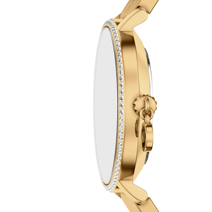 Reloj Análogo Casual Dorado de Mujer
