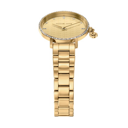 Reloj Análogo Casual Dorado de Mujer