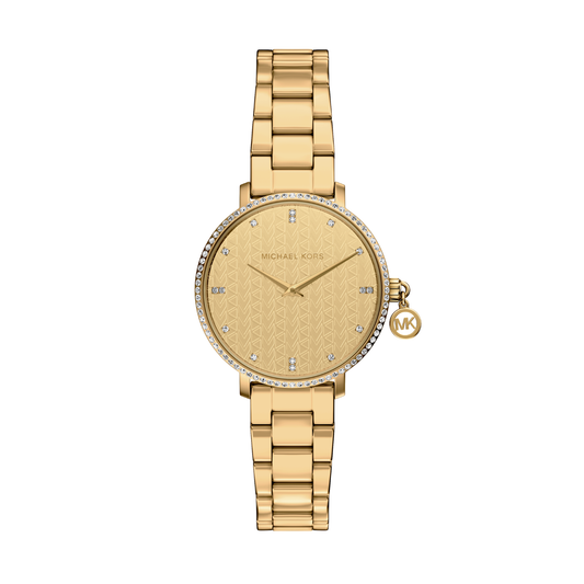 Reloj Análogo Casual Dorado de Mujer