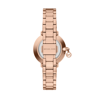 Reloj Análogo Casual Oro Rosa de Mujer