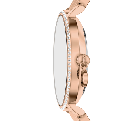 Reloj Análogo Casual Oro Rosa de Mujer