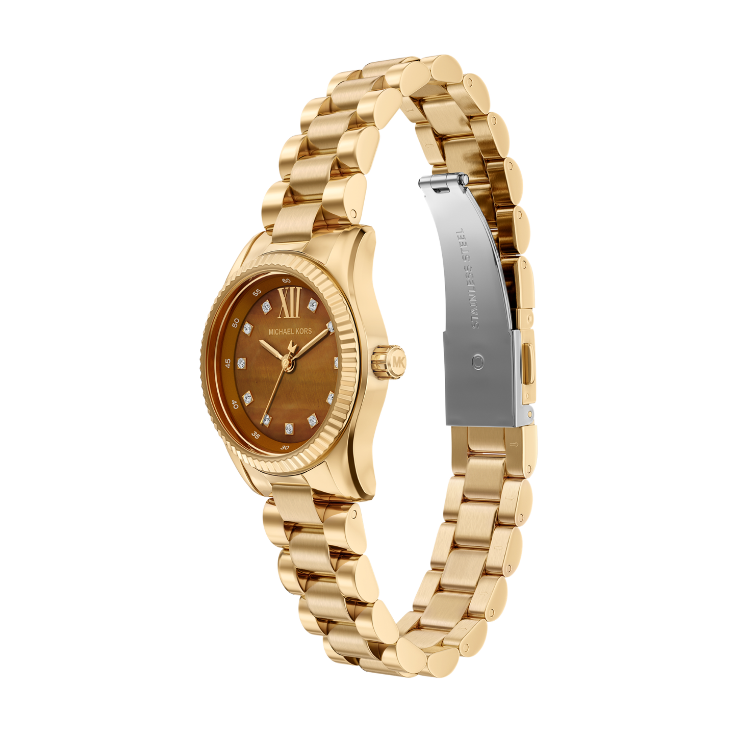 Reloj Análogo Luxury Dorado de Mujer