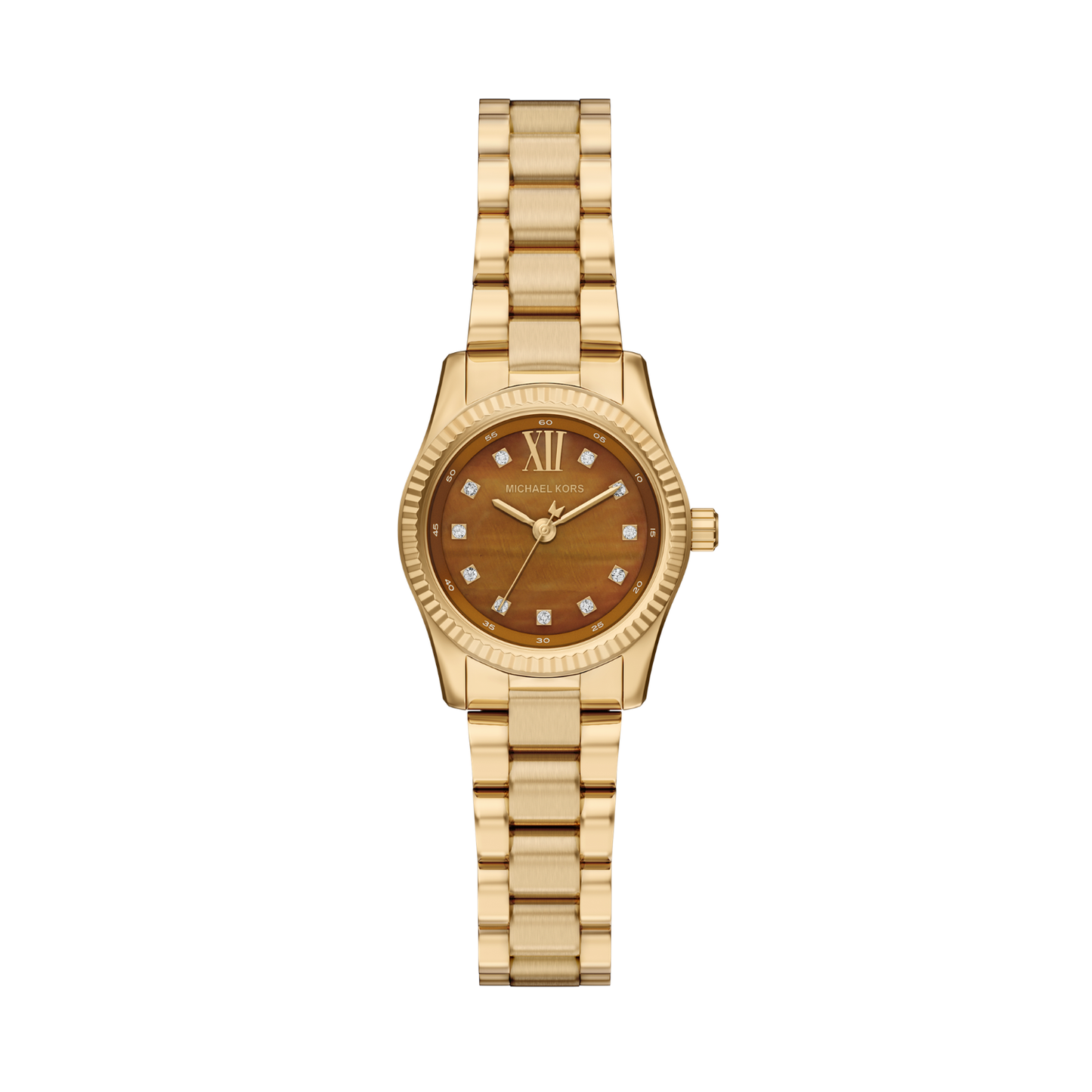 Reloj Análogo Luxury Dorado de Mujer