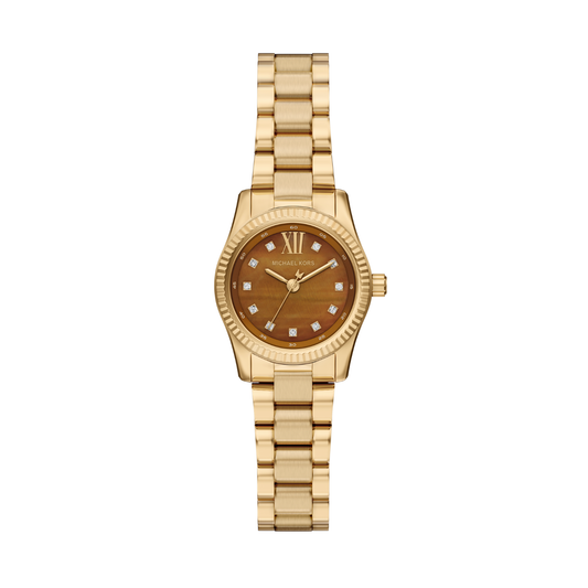 Reloj Análogo Luxury Dorado de Mujer